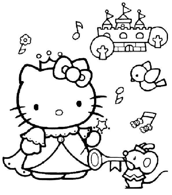 Hello Kitty Prinzessin und das Schloss